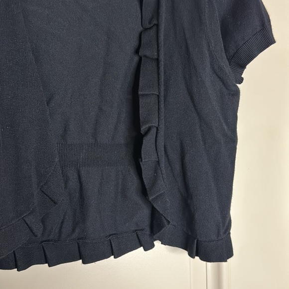 INC International Concepts Black Cropped Sweater Size L - Picture 3 of 4